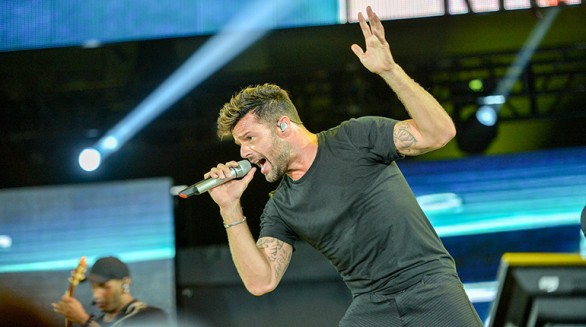 Hoy se sabrá si el cantante Ricky Martin ofrecerá dos conciertos en Bolivia en abril. - Afp Agencia