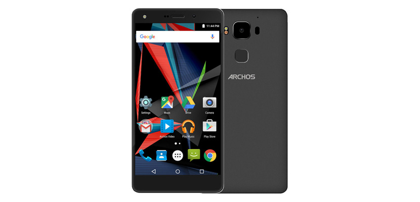archos diamond 2 plus negro mwc Anunciado el Archos Diamond 2 Plus con pantalla de 5,5 1080p, 4GB de RAM, 64GB de memoria y Android 6.0