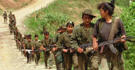 Mujeres guerrilleras de las FARC