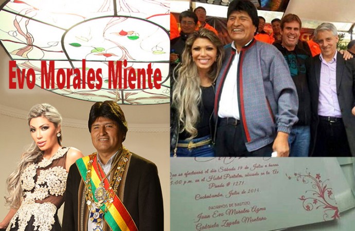Evo Morales Miente tratando de desmetir sus actos de corrupcion