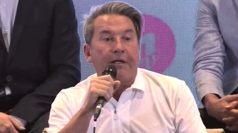 Ricardo Montaner en conferencia de prensa en Chile