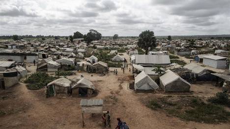 El campo de desplazados internos de Mpoko, en Bangui./ AFP