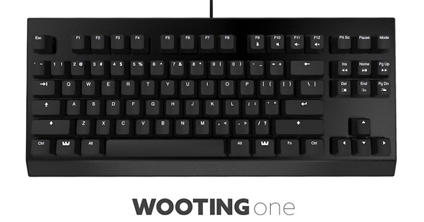 wooting one 800x420 830x436 Wooting One, el primer teclado analógico del mercado