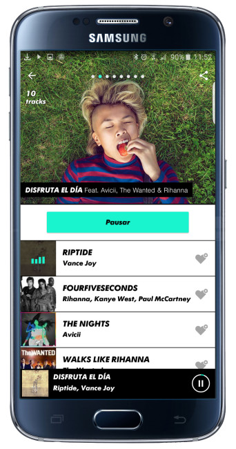 Lista en MTV Trax