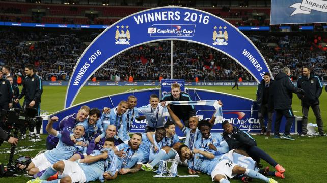 Pellegrini logra su tercer título en Inglaterra con el City. Foto: Reuters
