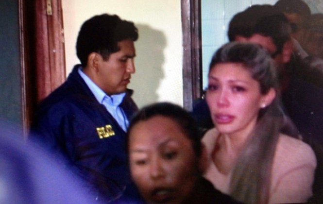Justicia envía a la cárcel a Gabriela Zapata Justicia envía a la cárcel a Gabriela Zapata