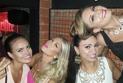 Daniela Núñez del Prado, Arantza Barba, Pamela Justiniano y Andrea Forfori