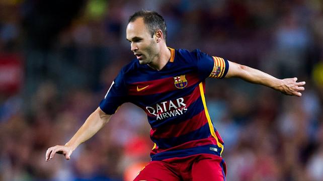 Andrés Iniesta es uno de los jugadores referentes del equipo azulgrana. Foto: Internet