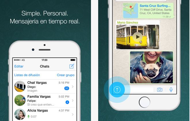 Nueva actualización de WhatsApp para iOS whastapp Nueva actualización de WhatsApp para iOS