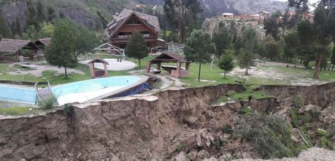 Deslizamiento en la zona de Jupapina. Foto: Guido Huanca Huayta