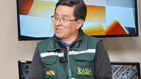 El gerente general de la EASBA, Ramiro Lizondo.
