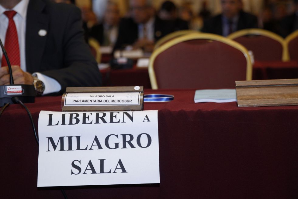 La dirigente social jujeña y diputada del Parlasur continúa detenida.