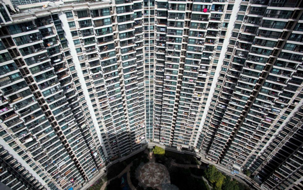 Varios edificios de viviendas residenciales en Shanghái