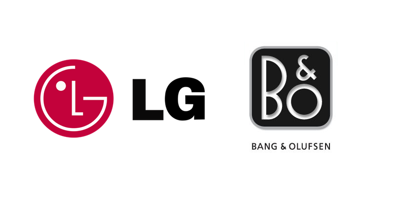 Logos de LG y Bang & Olufsen