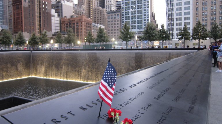 Las fuentes en homenaje a las víctimas del 9/11