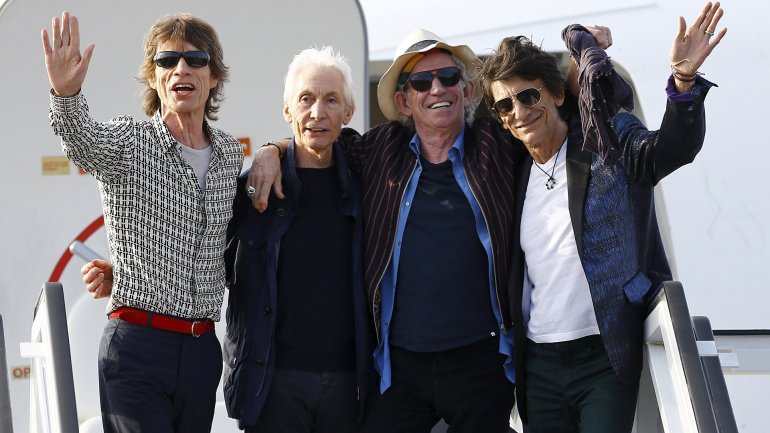 The Rolling Stones aterrizaron en La Habana