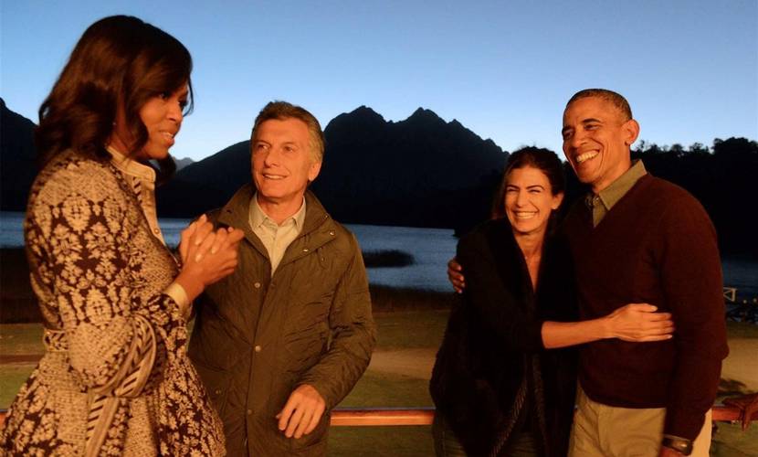 Despedida Macri-Obama en Bariloche