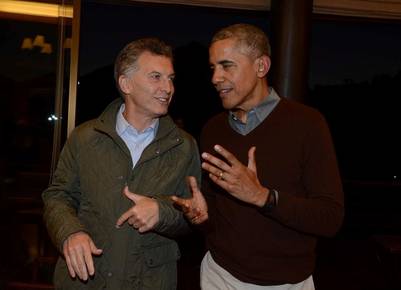 Despedida Macri-Obama en Bariloche