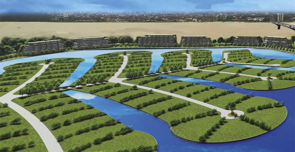 Proyecto. El puente Urubó Village tiene una altura del pilón central de 21 m