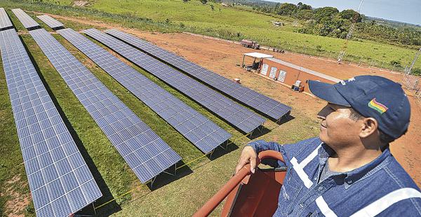 En la región amazónica de Pando se construyó la primera planta solar