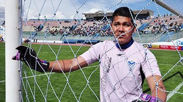 Juan Carlos Robles, arquero de San José, de Oruro. Foto. Internet