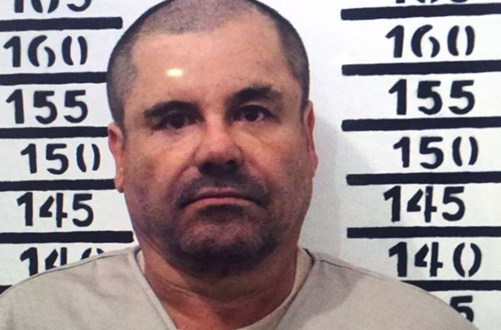 El Chapo Guzmán, en su ingreso al penal del Altiplano.