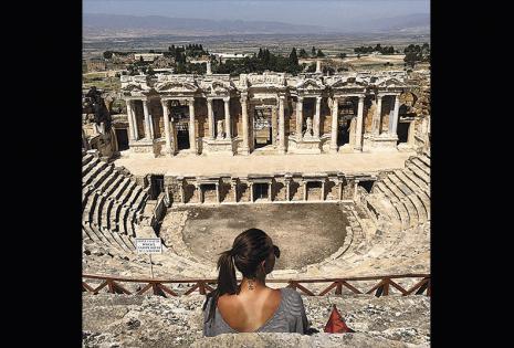 ‘Nanda’ aprovechó su viaje a Turquía para poder hacer algo que durante muchos años no consiguió: ver, escuchar  y conocer los rincones que en una rutina deportiva no podía hacer