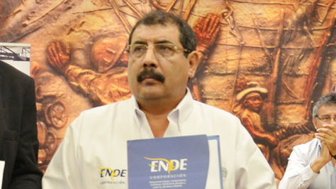 El presidente de la Empresa Nacional de Electricidad (ENDE), Eduardo Paz.