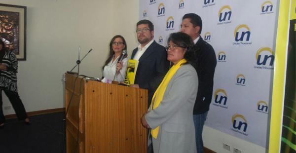 Doria Medina ofreció este lunes una conferencia de prensa en la ciudad de La Paz en la que abordó el tema de la economía nacional