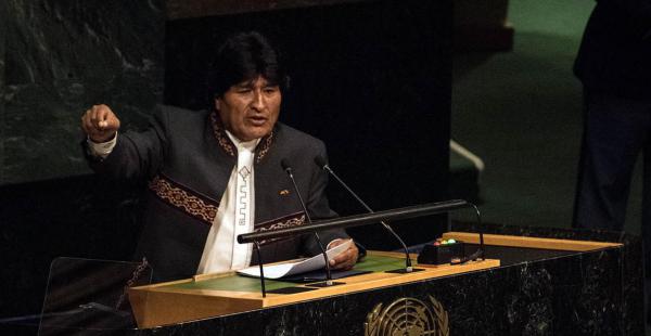 Evo Morales en la ONU