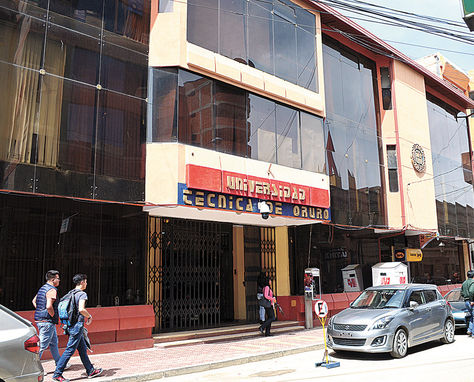fondo. La Universidad Técnica de Oruro (UTO) necesita Bs 187 millones para estabilizarse.