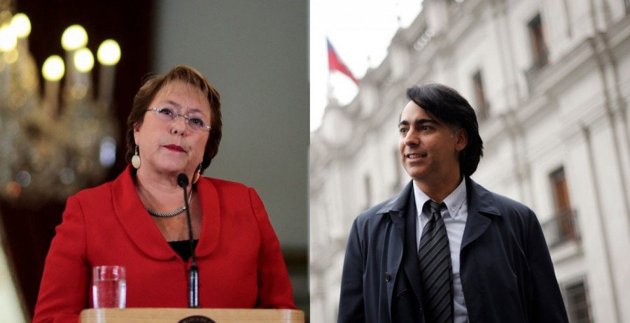 Michelle Bachelet y Marco Enríquez-Ominami