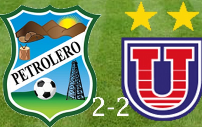 Universitario empata 2-2 con Petrolero del Chaco y se pone segundo en la tabla