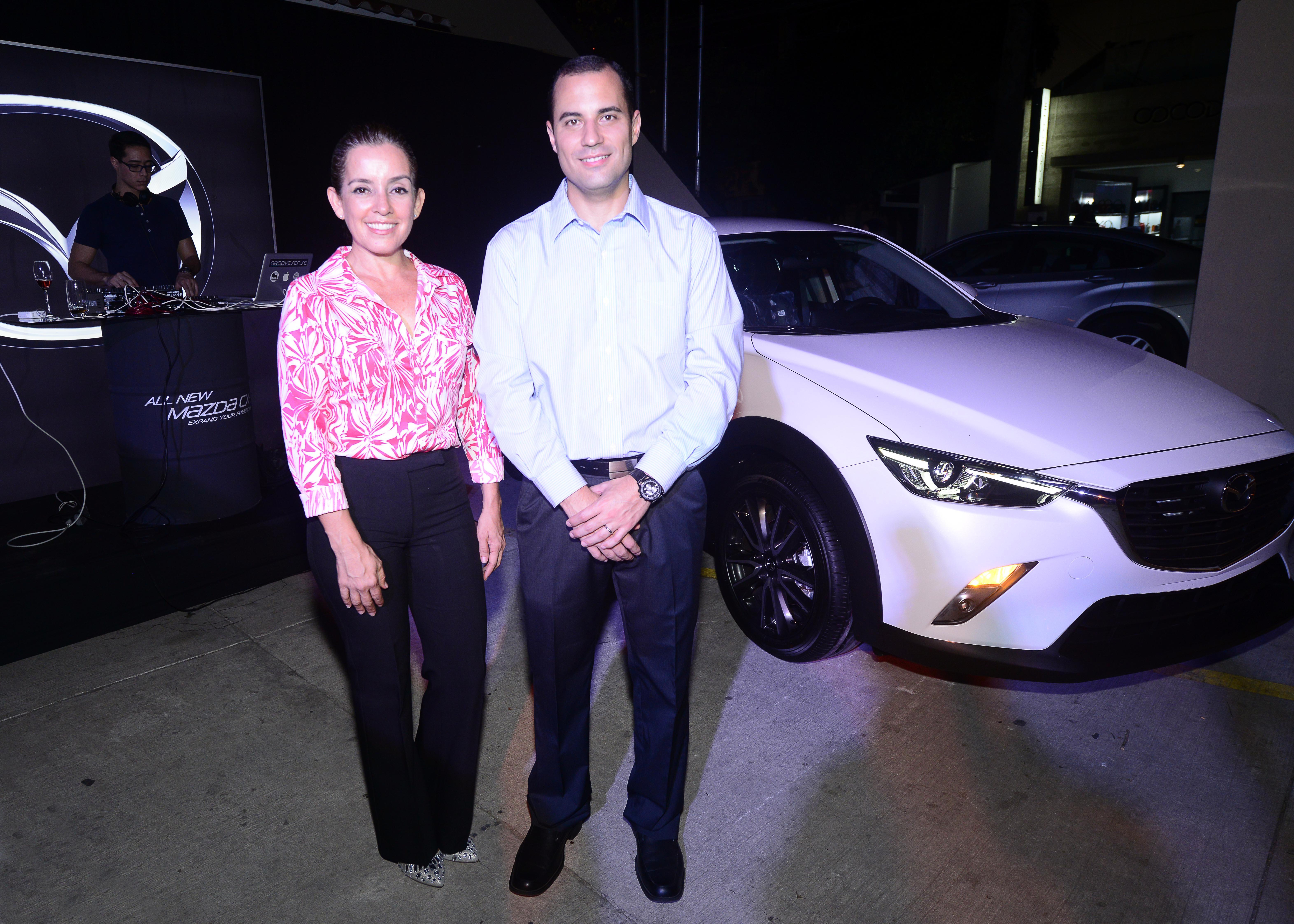 Mónica Fuertes y Jose Luis Asbun, Brand Manager Mazda