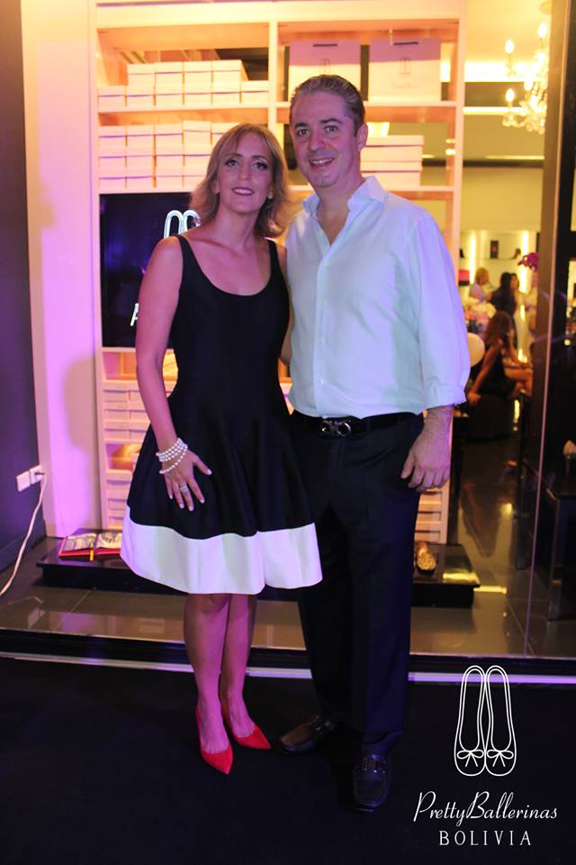 Federico Stelzer y Gabriela Barriga de Stelzer dueños de la boutique