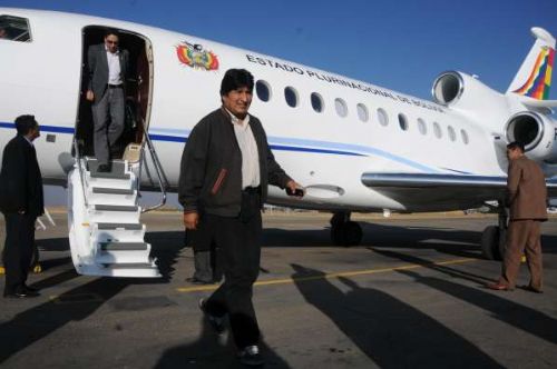 En 10 años Evo Morales realizó 4.624 viajes al interior y 178 viajes al exterior del país