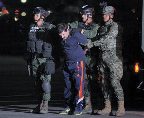 Capo. Joaquín ‘El Chapo’ Guzmán fue recapturado en enero, su vida inspira una serie. 