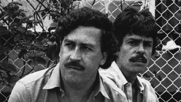 Pablo Escobar en Medellín, en 1983 (AP).