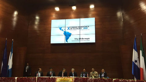 El presidente en ejercicio Álvaro García clasura X Cumbre Hemisférica de Alcaldes