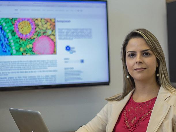 Carolina H. Andrade, Ph.D., profesora de la Universidad Federal de Goiás y líder del Proyecto OpenZika. (Foto: IBM)