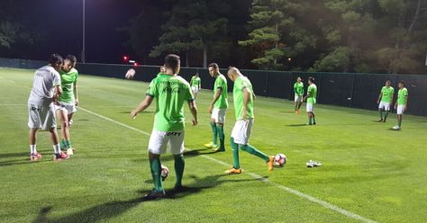 Primer entrenamiento de la selección boliviana en Kansas City.