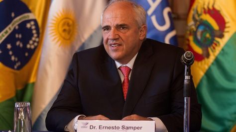 El secretario general de la Unión de Naciones Suramericanas, Ernesto Samper. Foto: AFP 