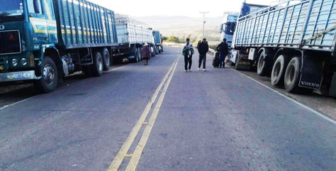 Bloqueos en Sucre