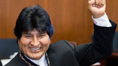 El presidente Evo Morales