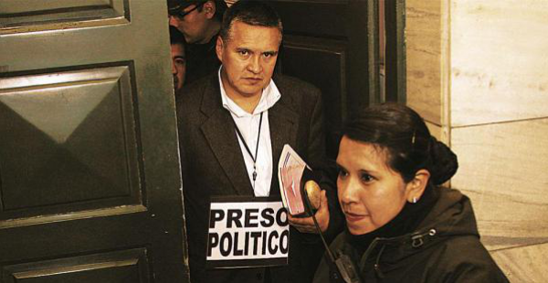 Eduardo León, exabogado de Gabriela Zapata, actualmente con orden de detención preventiva en la cárcel de San Pedro
