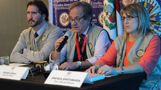 Misión de la OEA: No hubo problemas durante la segunda vuelta