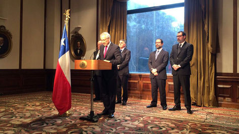 Conferencia de prensa del canciller de Chile, Heraldo Muñoz