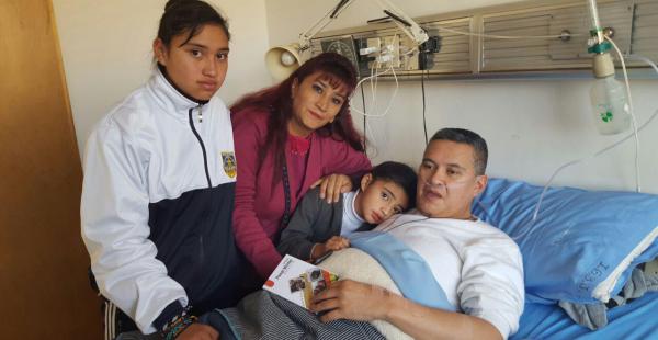 León, antes de ser trasladado al penal de San Pedro. Se encuentra internado en el Hospital de Clínicas de La Paz