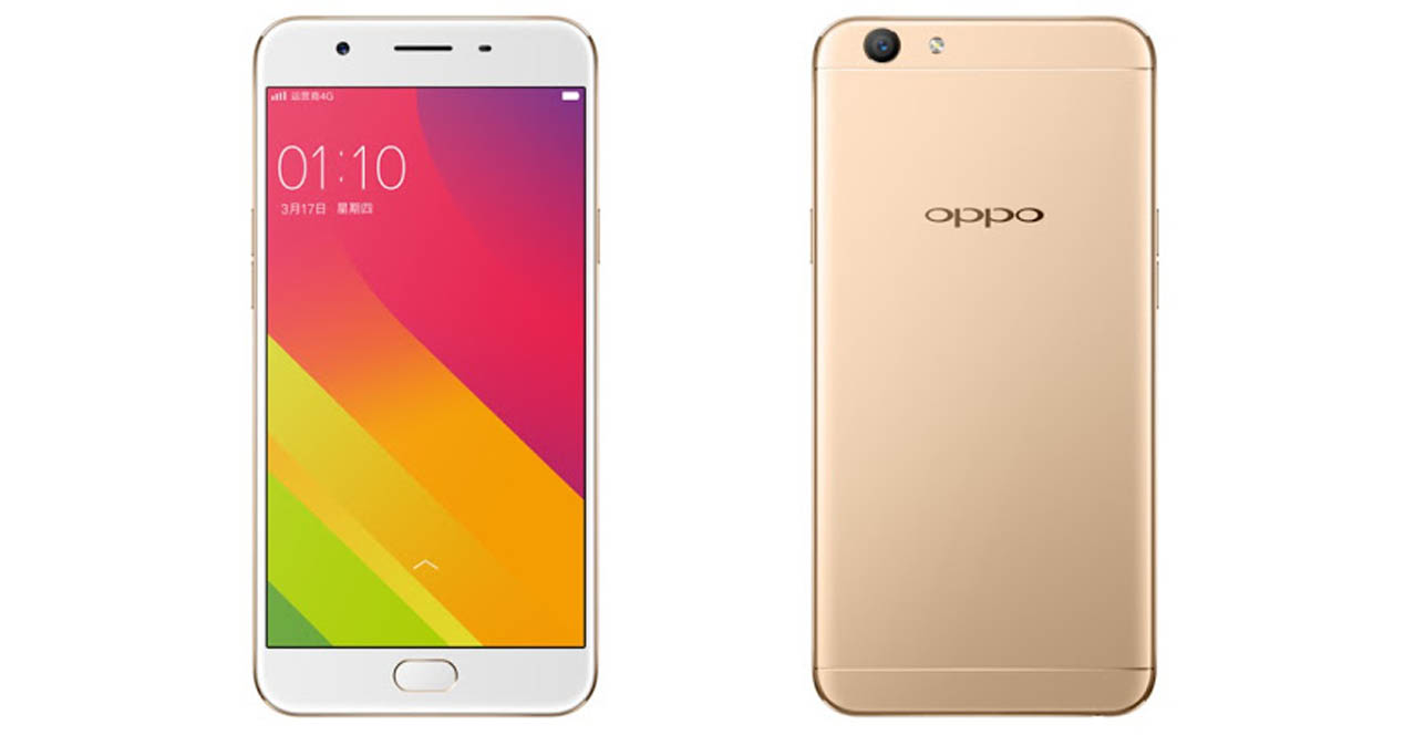 oppo a59 color dorado