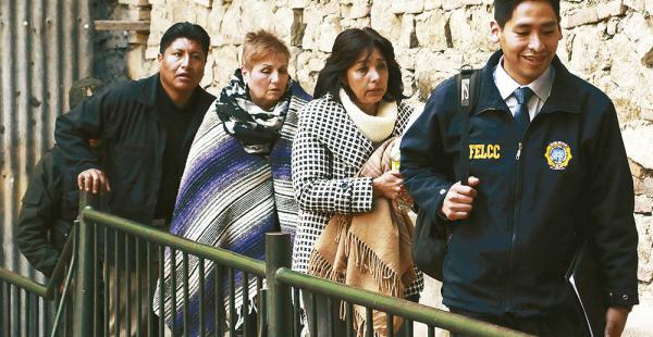 Ximena Fortún fue detenida, acusada de prestar $us 5.000 para los familiares del supuesto hijo de Evo